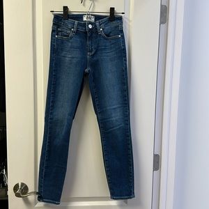 Paige Verudgo Mid Rise Skinny Jeans, size 24